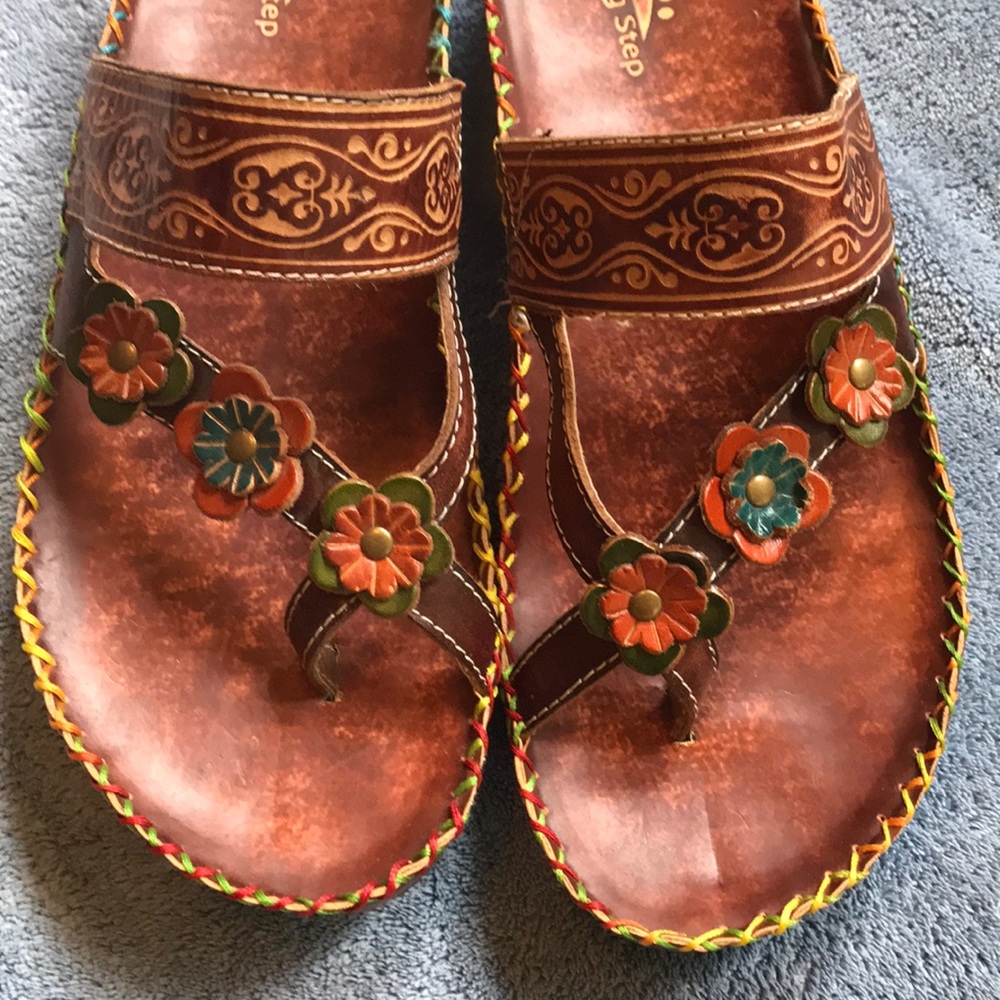🌺 flower sandals